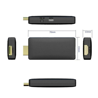 [CLEARANCE] ArgoX 4K 60Hz Ultra HD HDMI V2.0 Female to Male Repeater Extender with Up to 30m Transmission Range, Built-in IR-RX Extension, Supports 3D, 6Gbps Data Rate and TMDS Clock, AWG26 HDMI | HDRE1-V2.0