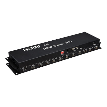 ArgoX 1x4 HDMI 2.0 Splitter with 4K 60Hz, Supports 3D, 6Gbps Data Rate and TMDS Clock, Built-in IR Extension Fucntion, AWG26 HDMI Cable for DVD Player, A/V Receiver, Set Top Boxes | HDSP4-V2.0
