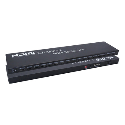 ArgoX 1x4 HDMI 2.0 Splitter with 4K 60Hz, Supports 3D, 6Gbps Data Rate and TMDS Clock, Built-in IR Extension Fucntion, AWG26 HDMI Cable for DVD Player, A/V Receiver, Set Top Boxes | HDSP4-V2.0