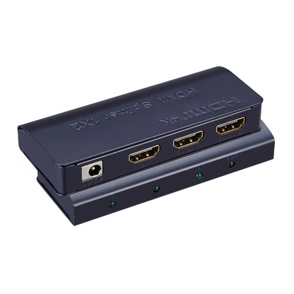 ArgoX 4K Ultra HD 1x2 / 1x4 / 1x8 Mini HDMI Video Splitter Supports 3D, 3.4Gbps Data Rate and TMDS Clock, and AWG26 HMDI Cable for DVD Player, TV, Monitor, Projector, Set Top Boxes | HDSP2-M HDSP4-M HDSP8-M