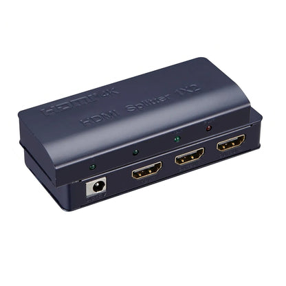 ArgoX 4K Ultra HD 1x2 / 1x4 / 1x8 Mini HDMI Video Splitter Supports 3D, 3.4Gbps Data Rate and TMDS Clock, and AWG26 HMDI Cable for DVD Player, TV, Monitor, Projector, Set Top Boxes | HDSP2-M HDSP4-M HDSP8-M