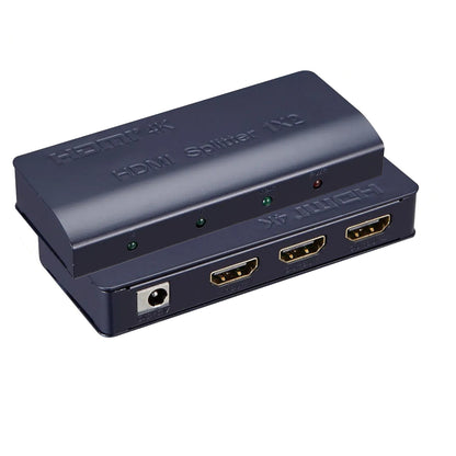 ArgoX 4K Ultra HD 1x2 / 1x4 / 1x8 Mini HDMI Video Splitter Supports 3D, 3.4Gbps Data Rate and TMDS Clock, and AWG26 HMDI Cable for DVD Player, TV, Monitor, Projector, Set Top Boxes | HDSP2-M HDSP4-M HDSP8-M