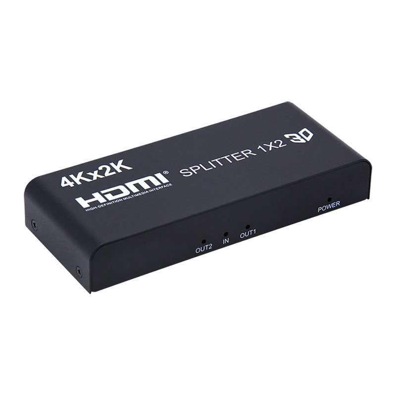 ArgoX 4K 30Hz 1x2 / 1x4 / 1x8 HDMI Splitter Supports 3D, 3.4Gbps Data Rate and TMDZ Clock, and AWG26 HDMI Cable for HDTV, Monitor, DVD Player, Projector, A/V Receiver, Set Top Boxes | HDSP2 HDSP4 HDSP8