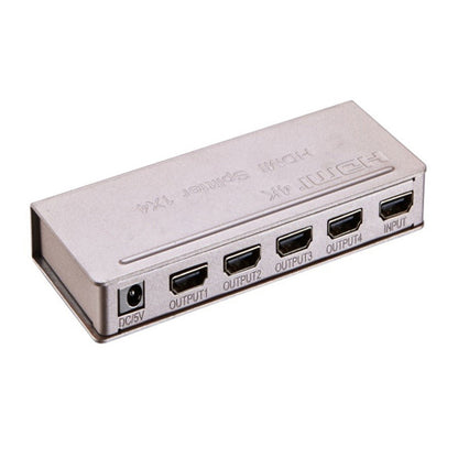 ArgoX 4K Ultra HD 1x2 / 1x4 / 1x8 Mini HDMI Video Splitter Supports 3D, 3.4Gbps Data Rate and TMDS Clock, and AWG26 HMDI Cable for DVD Player, TV, Monitor, Projector, Set Top Boxes | HDSP2-M HDSP4-M HDSP8-M