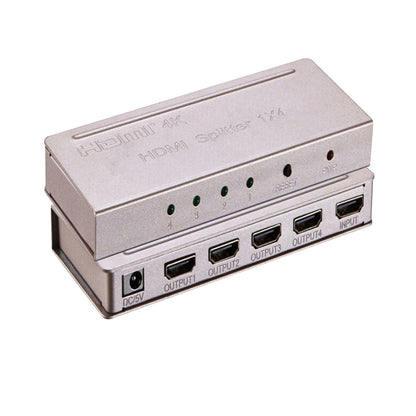 ArgoX 4K Ultra HD 1x2 / 1x4 / 1x8 Mini HDMI Video Splitter Supports 3D, 3.4Gbps Data Rate and TMDS Clock, and AWG26 HMDI Cable for DVD Player, TV, Monitor, Projector, Set Top Boxes | HDSP2-M HDSP4-M HDSP8-M