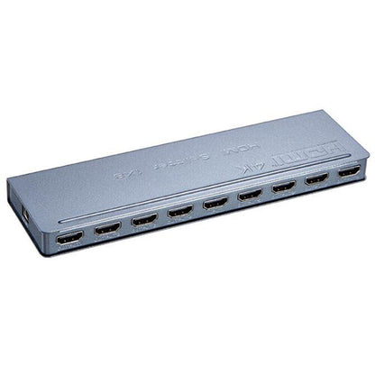 ArgoX 4K Ultra HD 1x2 / 1x4 / 1x8 Mini HDMI Video Splitter Supports 3D, 3.4Gbps Data Rate and TMDS Clock, and AWG26 HMDI Cable for DVD Player, TV, Monitor, Projector, Set Top Boxes | HDSP2-M HDSP4-M HDSP8-M