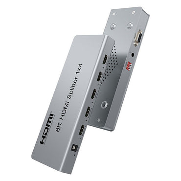 ArgoX Ultra HD 2.0 HDMI Splitter 1X2 / 1X4 / 1X8 - 8K 60Hz Input Video Switcher with IR Control Function, Supports HDR 3D Video Format, EDID Management, Output Downscaling for TV, Monitor, Projector, PC | HDSP8K-2 HDSP8K-4 HDSP8K-8