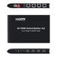 ArgoX HDSS2-6 4K HDMI 2x6 Splitter Switcher with 120m Range, CAT5e/6 Cable, IR Remote Control, 3.4Gbps Data Rate, 340MHz Max Bandwidth, Supports HDMI 1.4/HDCP1.4, 4-Ways UTP Extension for HDTV, Projector, Monitor