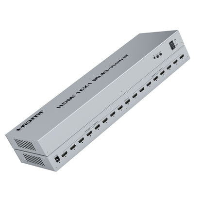 ArgoX 4K / 1080p HDMI 16x1 Multi-Viewer Seamless Switcher with IR Remote Control, Ethernet and RS232 Interface, Supports HDCP 1.4/DVI 1.0, and Audio Video Superposition | HDSW16-Q HDSW16-Q1