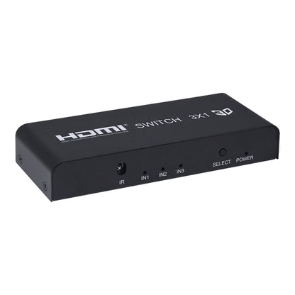 [CLEARANCE] ArgoX HDSW3 HDMI Video Switcher 3x1 with 1080p 60Hz Full HD, Remote Control, Supports 3D, 2.25Gbps Data Rate and TMDS Clock, UXGA/WUXGA, and AWG26 HMDI Cable