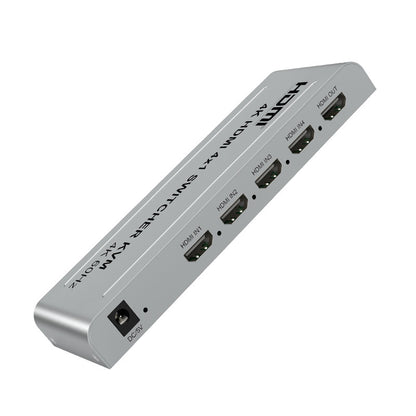 ArgoX 4K 60Hz HDMI 4x1 Switcher KVM Video Converter Ultra HD Support 4 USB Host, 2 USB Devices, Wireless Mouse & Keyboard, 3D, 18Gbps Max Baud Rate, Compatible with Windows, Linux, macOS, Android | HDSW4-KVM-V2.0