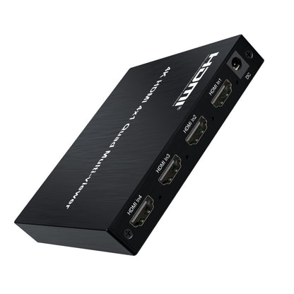 Argox 4K 30Hz HDMI 4x1 Quad Multi-Viewer Screen Splitter Ultra HD Support IR Remote Control, PCM2 Audio Format for TV Monitor | HDSW4-Q2
