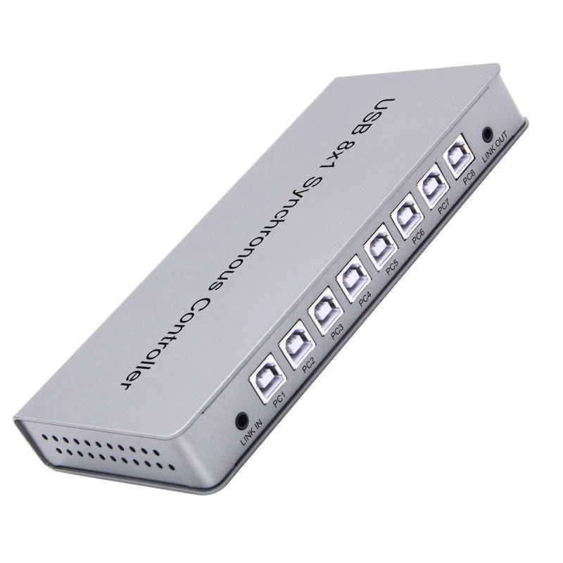 ArgoX USB 4x1 / 8x1 KVM Synchronous Controller USB-B Switcher Supports Wireless Keyboard and Mouse, IR Control, USB1.1/2.0 A Male to B Male Cable for Computers, Gaming, KVM Extenders, Windows, Linux, macOS, and Android