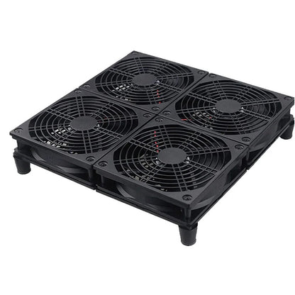 Argox 5V External Dual Router Cooling Fan 1500-3000rpm Low-Noise Base Ventilation Cooler for PC, Modem, Repeater, Extender, TV Box