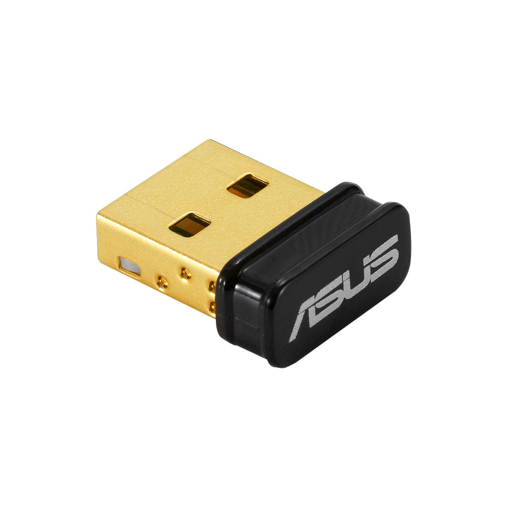 Asus USB-BT500 Bluetooth 5.0 USB Adapter with Fast Data Transfer Speed, Further Wireless Connection Coverage, Bluetooth 2.1 / 3.0 / 4.0 Backward Compatibility, Windows 10 / Windows 8.1 / Linux OS Supported for Computer and Laptop