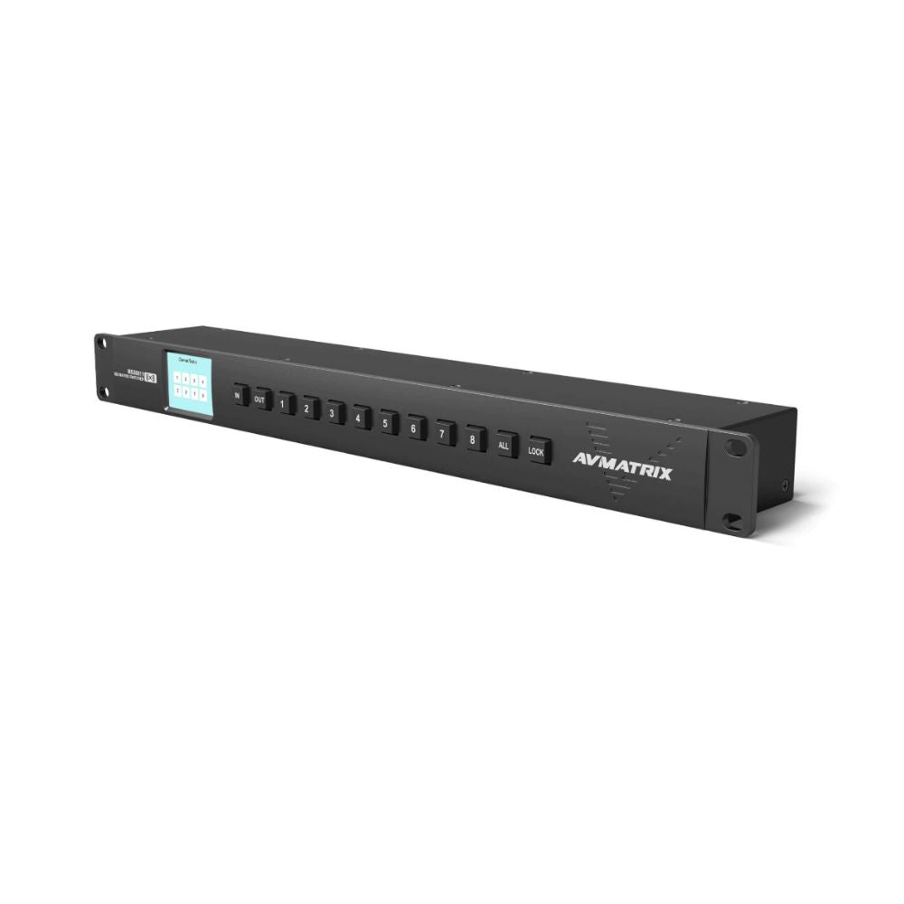 AVMATRIX 1RU 8 IN X 8 OUT 3G-SDI 8 Channel Video Matrix Switcher with ...