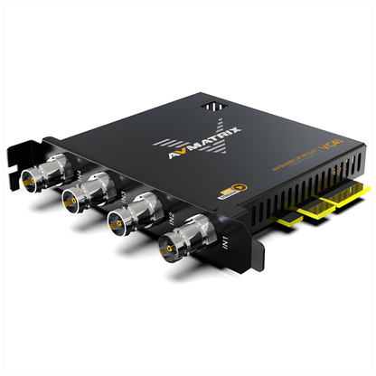 AVMATRIX VC41 / VC42 PCI-Express Capture Card for Gaming & Live Stream 4-Channel HMDI / 3G-SDI Input
