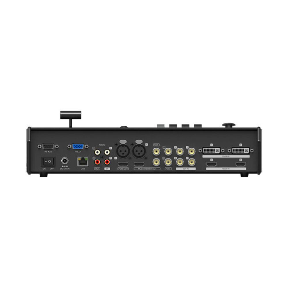 AVMATRIX 6 Channel SDI / HDMI Multi Format Video Switcher with PTZ Camera Control, SD Memory Card Slot, and USB Type C for Live Streaming, Recording, Broadcast, and Video Conferencing | VS0605U