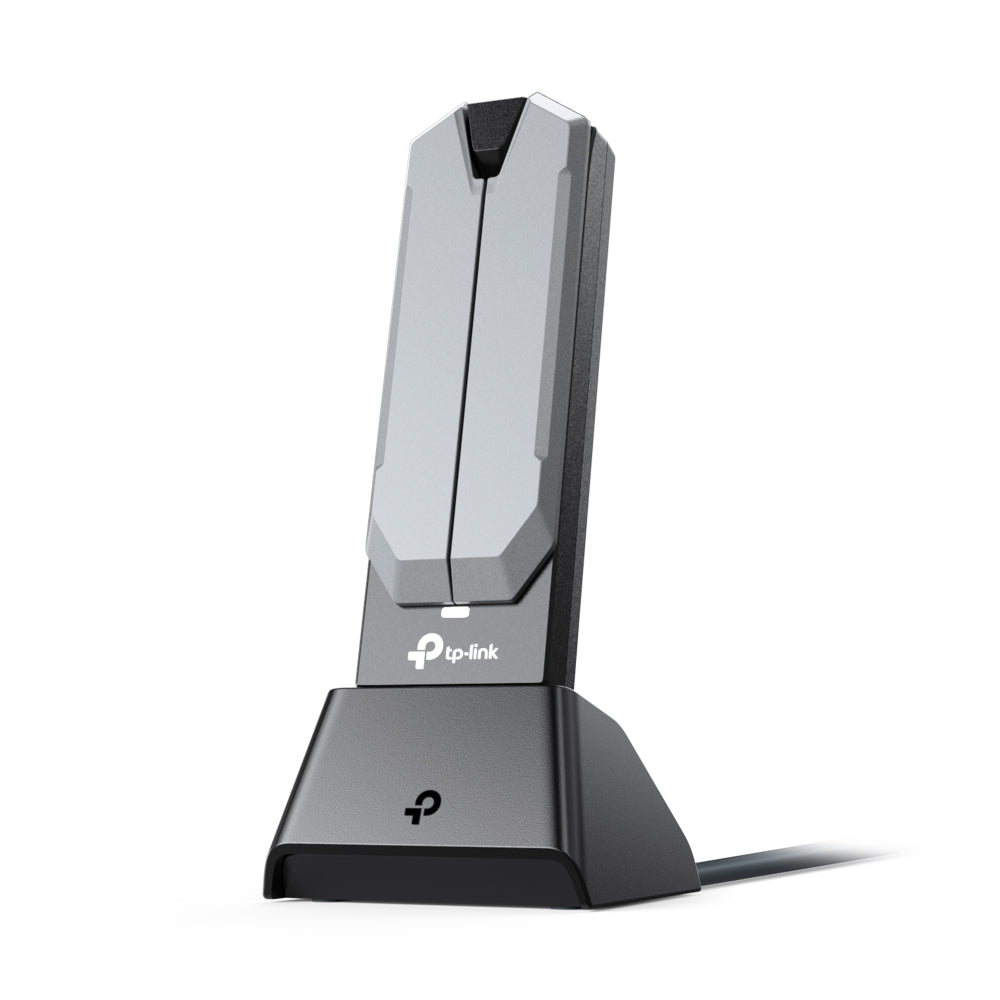 TP-Link Archer TBE400UH BE6500 WIFI 7 High Gain Wireless USB Adapter with Tri-Band 6GHz / 5GHz / 2.4GHz Max 2880Mbps, SuperSpeed USB 3.0, WPA3 Security Protocol, OFDMA MU-MIMO Support and Multi-RU Support