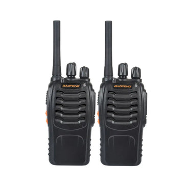 BaoFeng BF-888H (Set of 5/6/7/8/9/10) Walkie-Talkie UHF Transceiver 5W Two-Way Radio with 16 Store Channels, 400-470MHz Frequency Range, 5km Max. Talking Range, Clear Voice Output, 1500mAh Battery Capacity, IP45 Waterproof