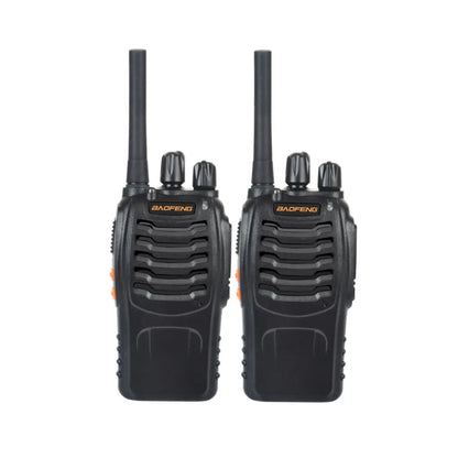 BaoFeng BF-888H (Set of 5/6/7/8/9/10) Walkie-Talkie UHF Transceiver 5W Two-Way Radio with 16 Store Channels, 400-470MHz Frequency Range, 5km Max. Talking Range, Clear Voice Output, 1500mAh Battery Capacity, IP45 Waterproof