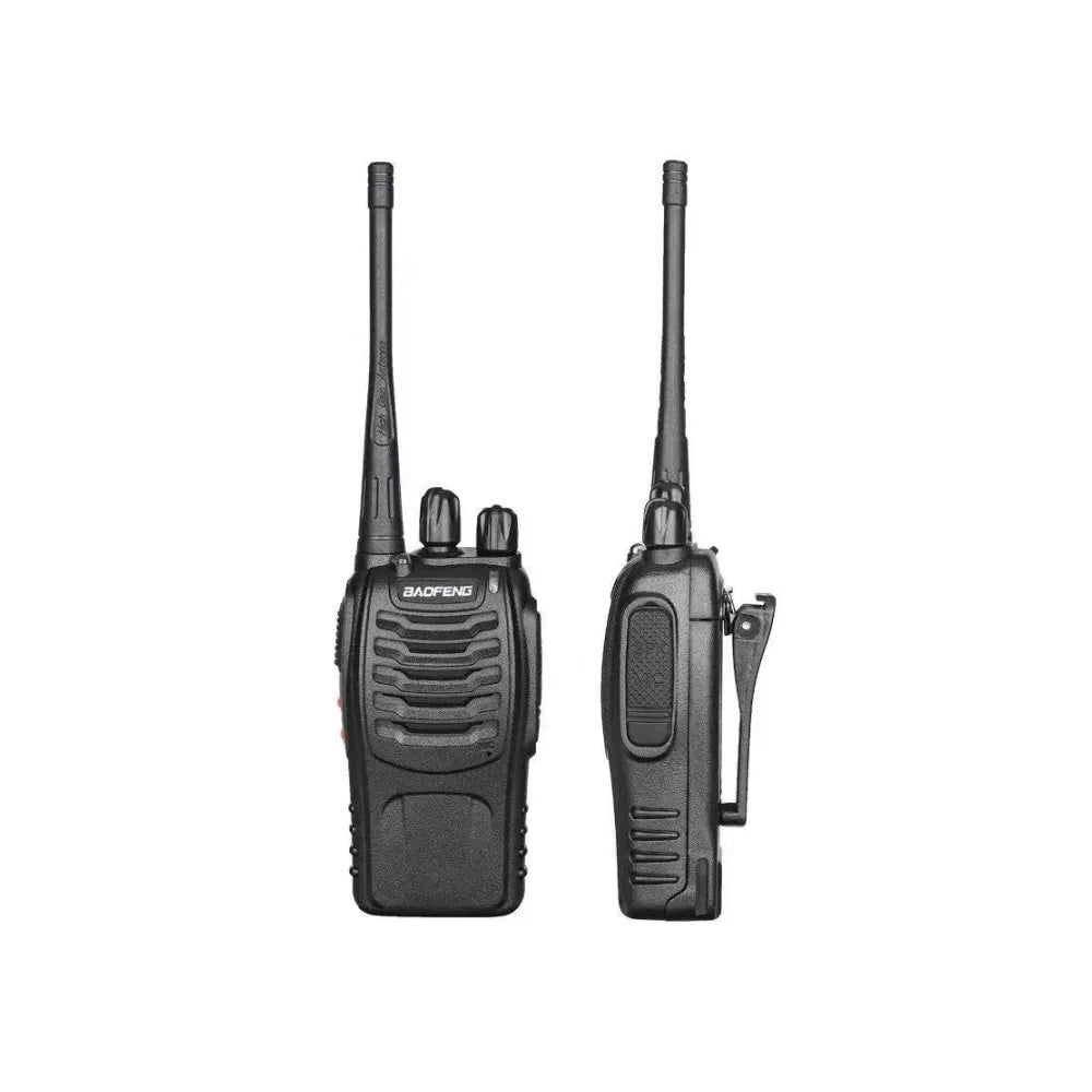 BaoFeng BF-888S (Single & Set of 2/3/4) Walkie-Talkie UHF Transceiver 5W Two-Way Radio with 16 Store Channels, 400-470MHz Frequency Range, 5km Max. Talking Range, Clear Voice Output, 1500mAh Battery Capacity, IP45 Waterproof