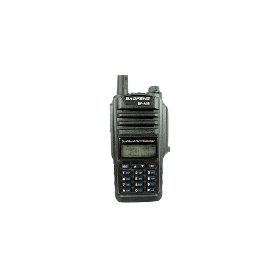 BaoFeng BF-A58 (Set of 5/6/7/8/9/10) Walkie-Talkie Dual-Band VHF/UHF Transceiver 5W PC Programmable Two-Way Radio with 128 Store Channels, 136-174/400-520MHz Frequency, 9km Max. Talking Range,1800mAh Battery Capacity, IP68 Waterproof