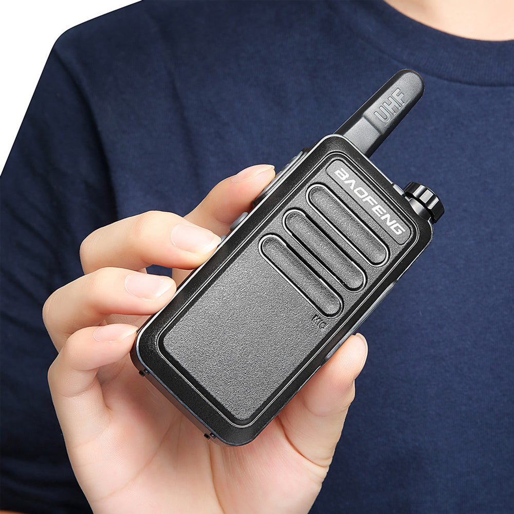 BaoFeng BF-R5 (Set of 5/6/7/8/9/10) Walkie-Talkie UHF Transceiver 5W Two-Way Radio with 16 Storage Channels, 430-440MHz Frequency Range, 5km Max. Talking Range, Clear Voice Output, 1500mAh Battery Capacity, IP45 Waterproof