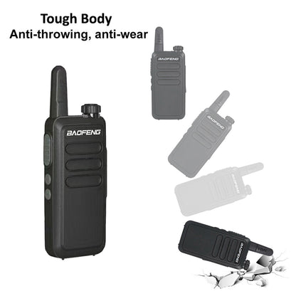 BaoFeng BF-R5 (Single & Set of 2/3/4) Walkie-Talkie UHF Transceiver 5W Two-Way Radio with 16 Storage Channels, 430-440MHz Frequency Range, 5km Max. Talking Range, Clear Voice Output, 1500mAh Battery Capacity, IP45 Waterproof