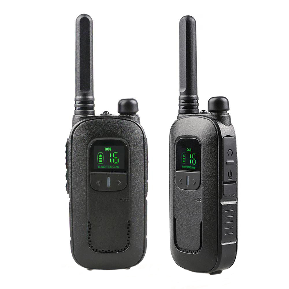 BaoFeng BF-T12 (Single & Set of 2/3/4) Walkie-Talkie UHF Transceiver 5W PC Programmable Two-Way Radio with 99 Memory Channels, 400-470MHz Frequency Range, 5km Max. Talking Range, Clear Voice Output, 1500mAh Battery Capacity