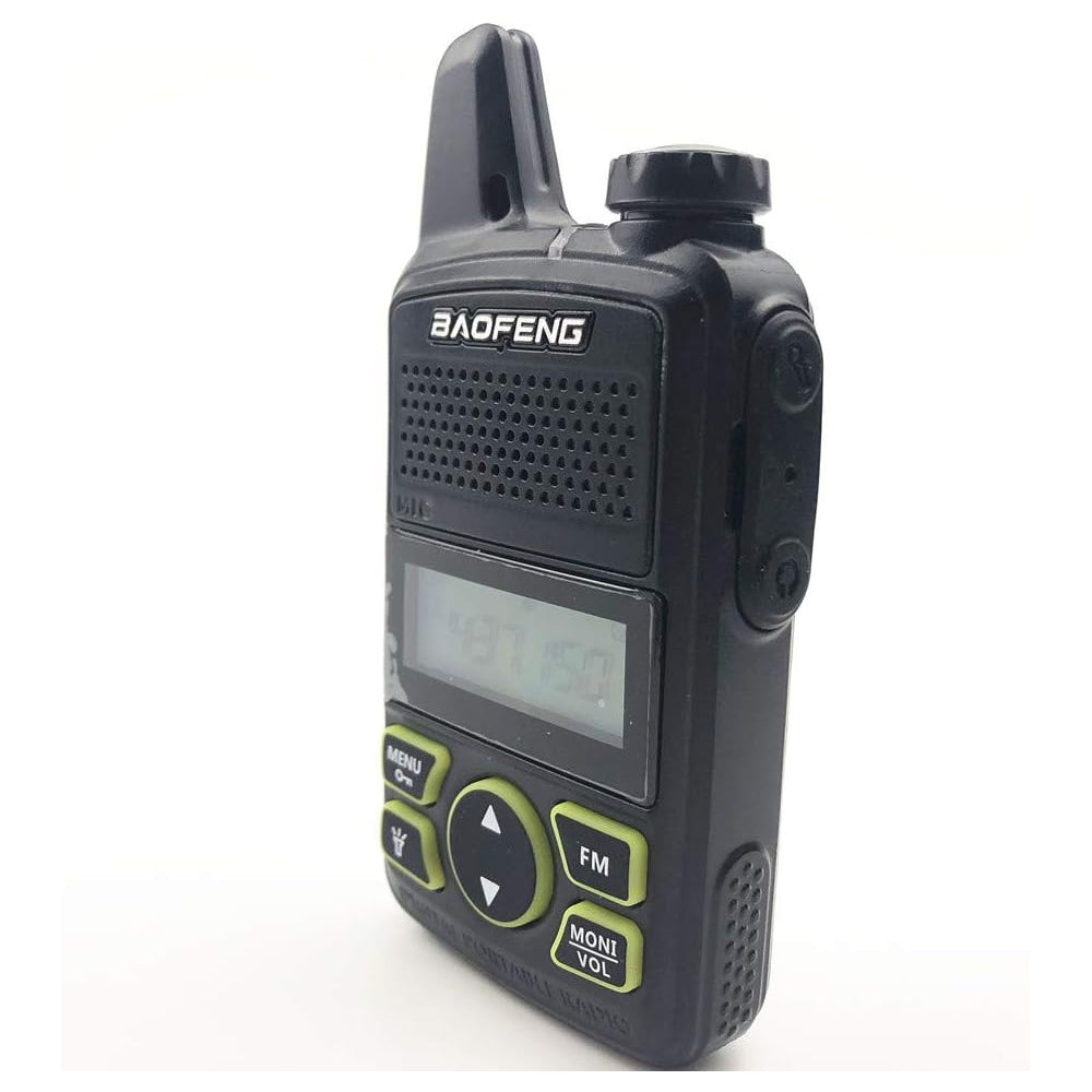 BaoFeng BF-T1 (Single & Set of 2/3/4) Walkie-Talkie UHF Transceiver 2W PC Programmable Two-Way Radio with 20 Storage Channels, 400-470MHz Frequency Range, 3km Max. Talking Range, Clear Voice Output, 1500mAh Battery Capacity