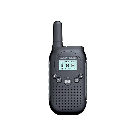 BaoFeng BF-T6 (Single & Set of 2/3/4) Walkie-Talkie UHF Transceiver 2W Two-Way Radio with 16 Store Channels, 400-480MHz Frequency Range, 5km Max. Talking Range, Clear Voice Output, 1500mAh Battery Capacity