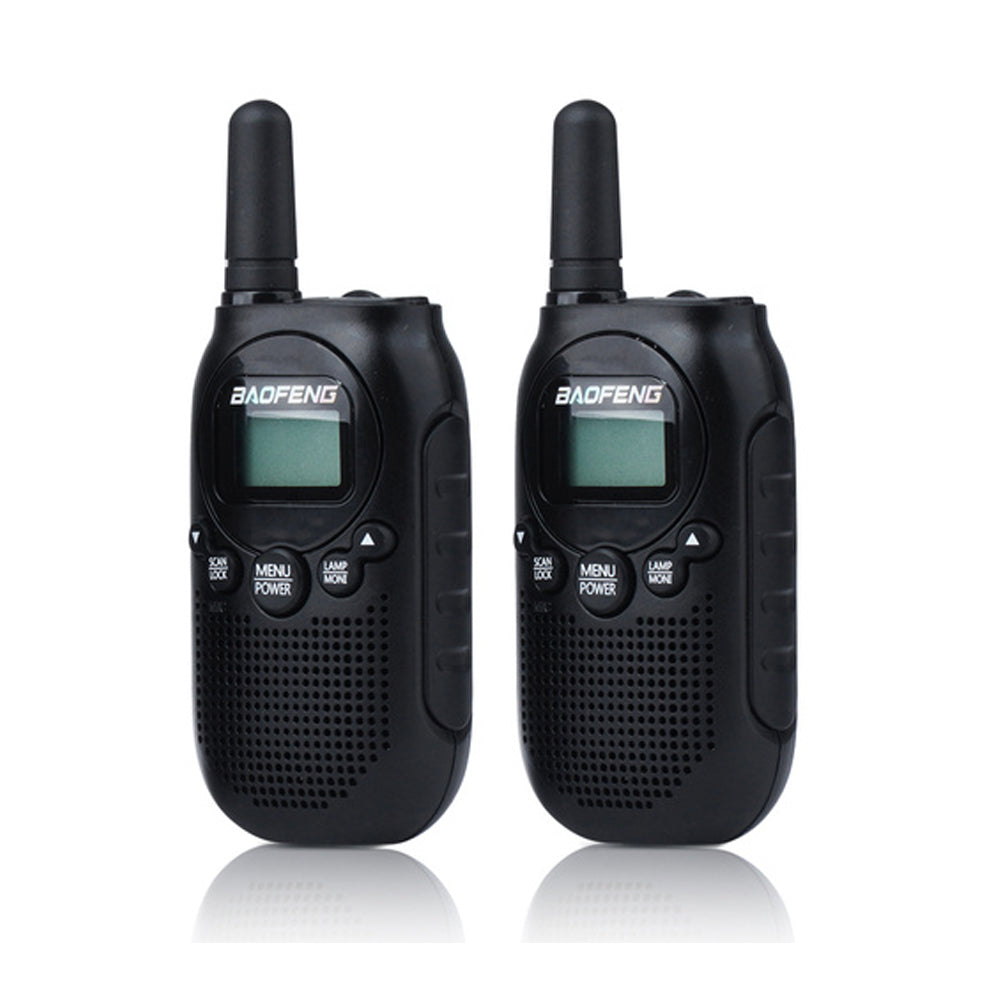 BaoFeng BF-T6 (Set of 5/6/7/8/9/10) Walkie-Talkie UHF Transceiver 2W Two-Way Radio with 16 Store Channels, 400-480MHz Frequency Range, 5km Max. Talking Range, Clear Voice Output, 1500mAh Battery Capacity