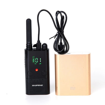 BaoFeng BF-T9 (Set of 5/6/7/8/9/10) Walkie-Talkie UHF Transceiver 5W PC Programmable Two-Way Radio with 99 Memory Channels, 400-470MHz Frequency Range, 5km Max. Talking Range, Clear Voice Output, 1500mAh Battery Capacity