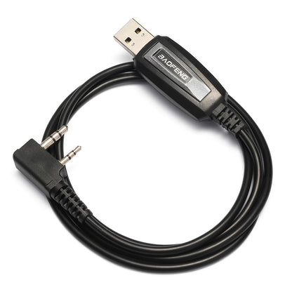 Baofeng Programming Cable USB to Twin AUX Jack for Walkie-Talkie UV-5R, UV-5RA, UV-5R Plus, BF-888S, UV-5R EX, UV-5RX3, Radioddity GA-2S, GA-5S with Program Software CD - Windows 10, 7, XP, Vista Supported