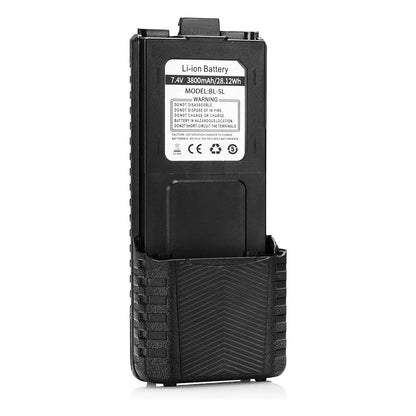 [CLEARANCE] BaoFeng UV-5R Li-Ion 3800mAh Rechareagable Battery 7.4V for UV-5R, UV-5RHP, UV-5RA, UV-5RE, UV-E5,BF-F8+, BF-F8HP, Cignus UV-85, UV-85HP Walkie-Talkie Two-Way Radio