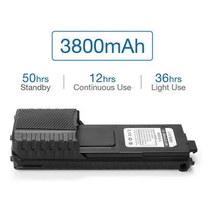 [CLEARANCE] BaoFeng UV-5R Li-Ion 3800mAh Rechareagable Battery 7.4V for UV-5R, UV-5RHP, UV-5RA, UV-5RE, UV-E5,BF-F8+, BF-F8HP, Cignus UV-85, UV-85HP Walkie-Talkie Two-Way Radio