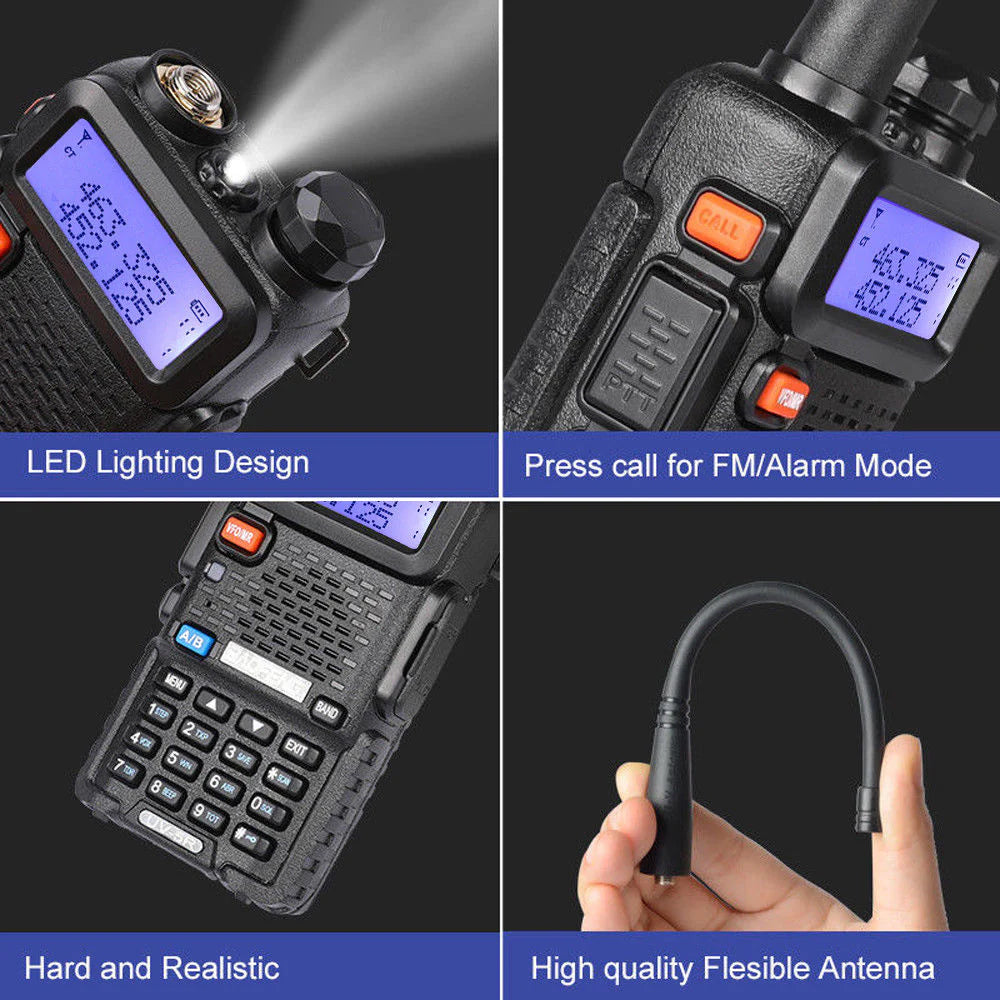 Radio walkie talkie Baofeng UV-5R 5w – Ondatools Radio