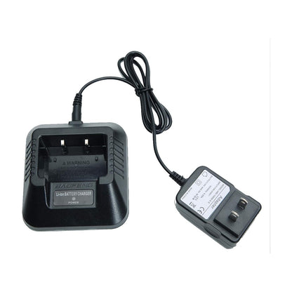 BaoFeng Radio Lithium Battery Charger for Walkie-Talkie UV5R, UV5RA, UV5RB, UV5RC, UV5RD, UV5RE, UV5R+Plus, UV5RA +Plus, RD-5R with DC8V Output Voltage and 400mAh Output Current