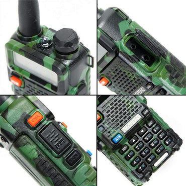 [CLEARANCE] BaoFeng UV-5R (Single) Walkie-Talkie Dual-Band VHF/UHF Transceiver 5W PC Programmable Two-Way Radio with 128 Store Channels, 136-174/400-520MHz Frequency Range, 5km Max. Talking Range, Clear Voice Output (Green)