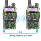 BaoFeng UV-5R (Set of 5/6/7/8/9/10 Walkie-Talkie Dual-Band VHF/UHF Transceiver 5W PC Programmable Two-Way Radio with 128 Store Channels, 136-174/400-520MHz Frequency Range, 5km Max. Talking Range, Clear Voice Output (Green)