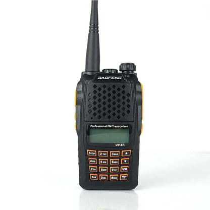BaoFeng UV-6R (Set of 5/6/7/8/9/10) Walkie-Talkie Dual-Band VHF/UHF Transceiver 5W PC Programmable Two-Way Radio with 128 Store Channels, 144-148/420-450MHz Frequency Range, 5km Max. Talking Range, Clear Voice Output
