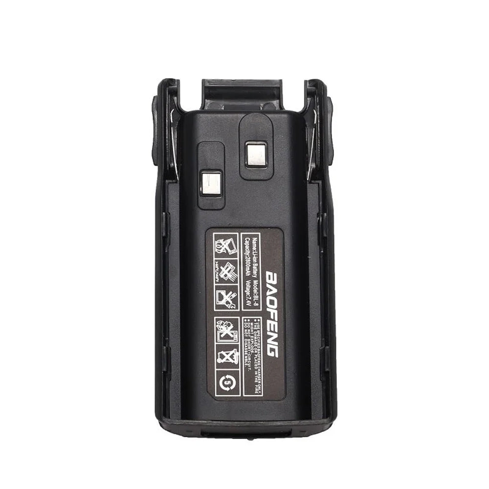 BaoFeng UV-82 Li-Ion 2800mAh Rechargeable Battery 7.4V for UV-82, UV-82HP, MK3, MK5, UV-82C, UV-82X, UV-8D, BTECH, GMRS-V1, MURS-V1 Series Walkie-Talkie Two-Way Radio