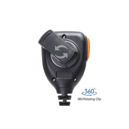 [CLEARANCE] BaoFeng 2 Pin Walkie-Talkie Rainproof Push-To-Talk Speaker Microphone for UV-5R, UV5RA, F8, UV-82, DM-5R Plus, BF-888, BF-888s, Retevis, Kenwood Radio with Anti-Noise Mic