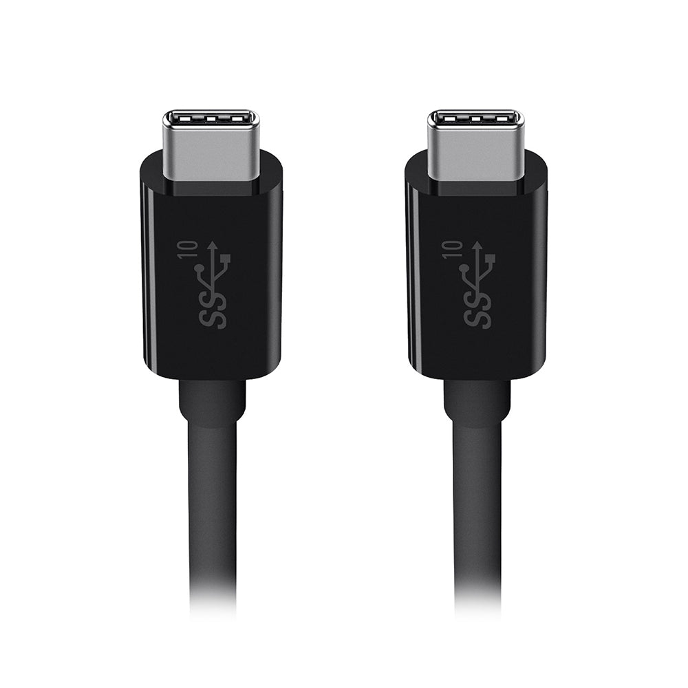 Belkin 1m 1-Meter USB Type-C 3.1 Gen 2 Male to Male 5A PD100W Charging and Data Cable Superspeed+ USB-IF Certified with 10Gbps Transfer Rate, Reversible Connectors for Smartphones, Tablets, and Type-C Enabled Devices | F2CU052BT1M-BLK