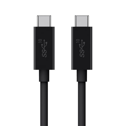Belkin 1m 1-Meter USB Type-C 3.1 Gen 2 Male to Male 5A PD100W Charging and Data Cable Superspeed+ USB-IF Certified with 10Gbps Transfer Rate, Reversible Connectors for Smartphones, Tablets, and Type-C Enabled Devices | F2CU052BT1M-BLK