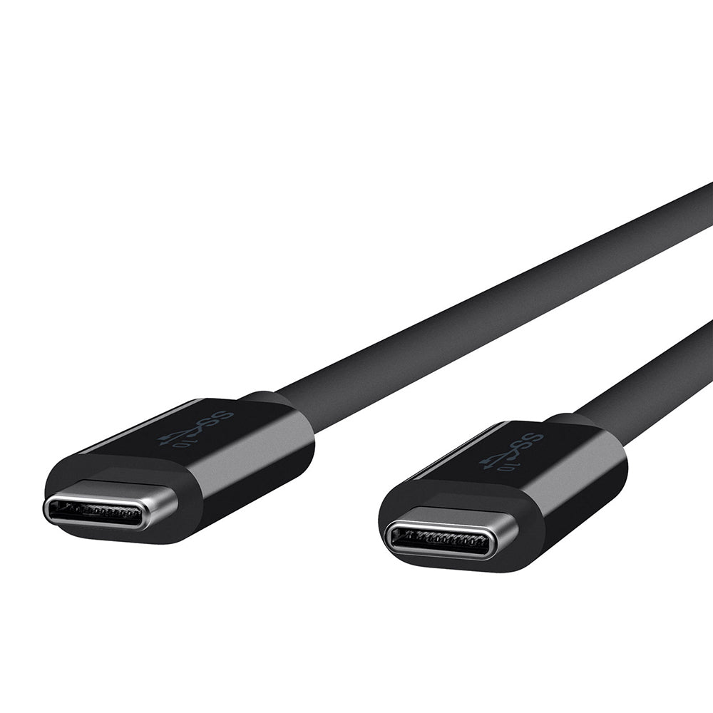 Belkin 1m 1-Meter USB Type-C 3.1 Gen 2 Male to Male 5A PD100W Charging and Data Cable Superspeed+ USB-IF Certified with 10Gbps Transfer Rate, Reversible Connectors for Smartphones, Tablets, and Type-C Enabled Devices | F2CU052BT1M-BLK