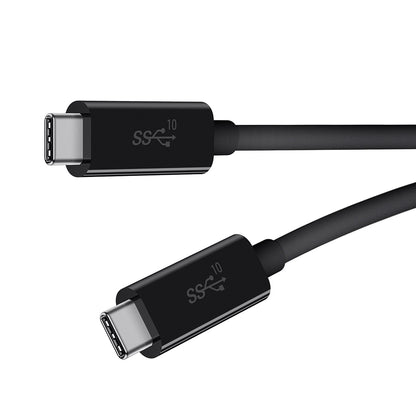 Belkin 1m 1-Meter USB Type-C 3.1 Gen 2 Male to Male 5A PD100W Charging and Data Cable Superspeed+ USB-IF Certified with 10Gbps Transfer Rate, Reversible Connectors for Smartphones, Tablets, and Type-C Enabled Devices | F2CU052BT1M-BLK