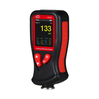 Benetech GT230 / GT231 Digital Coating Thickness Measuring Gauge with Single and Continuous Recording Mode for Paint, Film, Ceramic Coating, Vinyl Car Warp, Industrial, Home Improvement, Automotive & Motors Inspection Tools