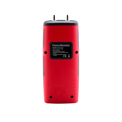 Benetech GT5101 Differential Pressure Meter with +/-1 kPa Kilopascal Measuring Range for Pneumatic, Compressor, Valves, Tanks, Pump Installations, HVAC Heating Ventilation and Air Conditioning Systems